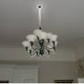 Fabulous large metal and glass chandelier Image 3