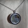 Gemstone jewellery, Floating pendant, Moldavite, Jewellery, Gift Image 3