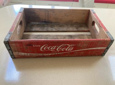 Coca Cola American Wood Crate from the 70's