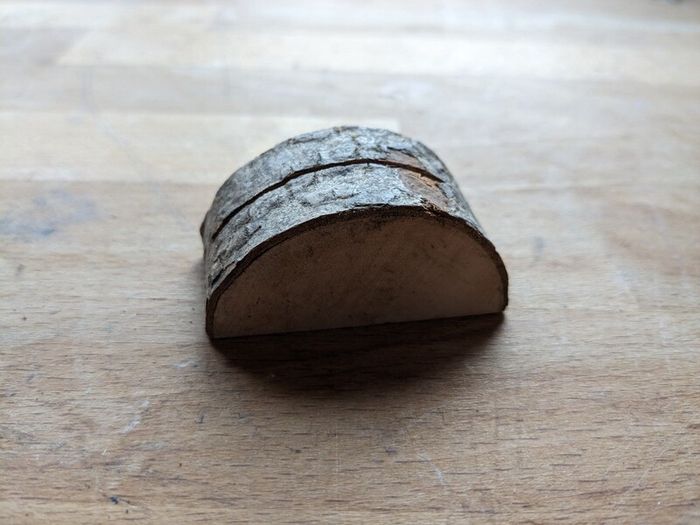 Wooden name stands