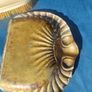 Victorian brass crumber and bone handled brush Image 6