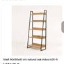 Oak & metal bookcase Image 9