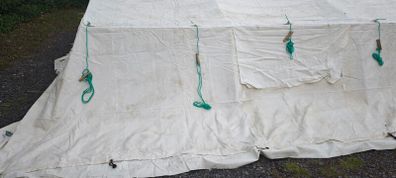 gazebos/mess tents.
