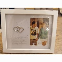 Engagement photo frame
