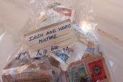 Quarter pound of used Irish and global stamps, unchecked, D18 post 7e