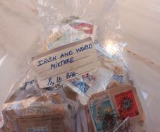 Quarter pound of used Irish and global stamps, unchecked, D18 post 7e