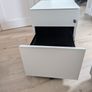 White Pedastel Desk Cabinet Image 3