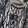 ET VOUS animal print stone embellised Sz 14 Image 4