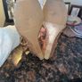 Nalu Faux Cork Gold wedges Image 3