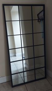 Cast iron mirror
