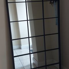 Cast iron mirror
