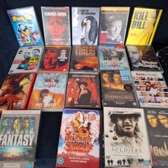Selection of DVDs 1e to 2e Each