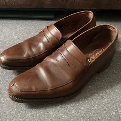 Loake 1880 Leven Loafer Brown Made in England size UK6 1/2 Leather
