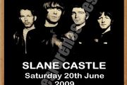 Oasis Slane Castle 2009 concert poster with ticket reproduction print