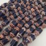 Antique Venetian Style Blue Trade Glass Beads Necklace Strands Image 5