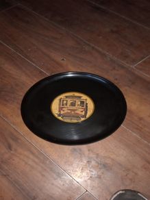 mid century couroc bakelite tray