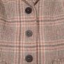 Helen McAlinden Brown Beige Checked 100% Wool Tailored Blazer Elbow Patches 10UK/38EU Image 6