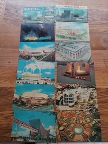 World's Fair New York 12 Picture Postcards