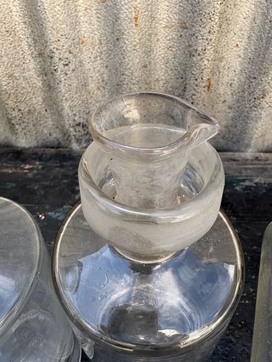 Vintage Pharmacy chemist bottles x3