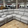 Torino Corner Dark Grey & Light Grey Recliner Sofa Image 5