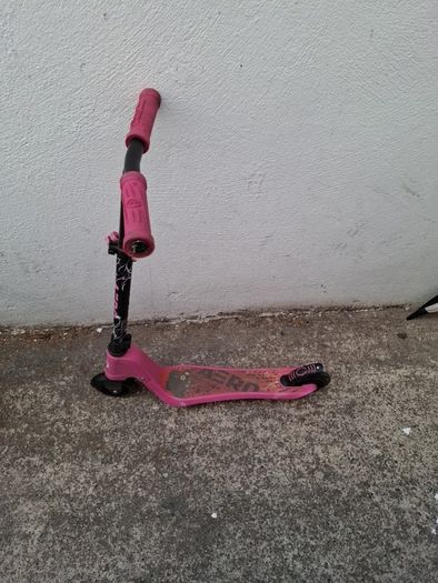 Pink scooter
