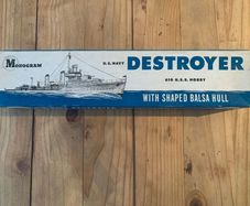 US Navy model ship