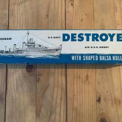 US Navy model ship