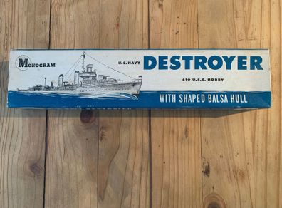 US Navy model ship