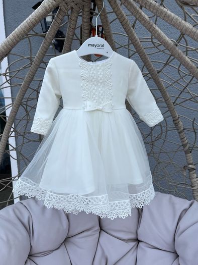 beautiful ivory christening dress