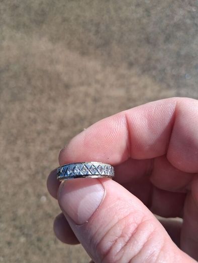 9k Gold 1970'S Full Eternity Ring(3 grams)