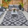 Outdoor Rugs for Patios Waterproof, 4x6ft Reversible Easy Cleaning Garden Rug, Portable Comfortable Woven Outdoor Carpet (FREE SHIPPING) Image 3