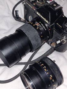 Konica camera and lenses rare