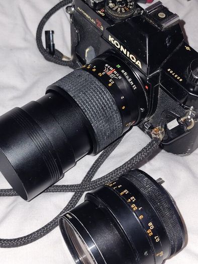 Konica camera and lenses rare