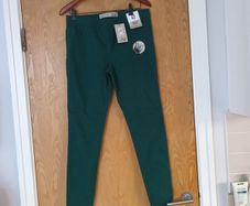 Denim &  Co Bottle  Green Push Up  Jeggins.   S.14.  B.N.W.T