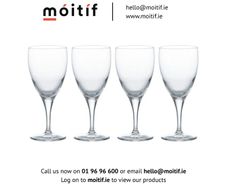 Wine Goblets Clear Glass 39cl