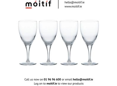 Wine Goblets Clear Glass 39cl