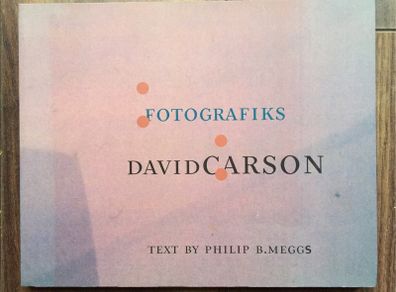 Photography Book - Fotografiks by David Carson