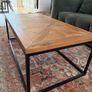 Rustic Oak & Peppercorn Coffee Table Image 2