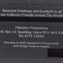 1992 United Kingdom 5 unit British Telecom Pelennor Promotions - Seasons Greetings  (Landis & Gyr) Phone card Image 2