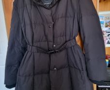 NEW Zara long down/feather coat size S