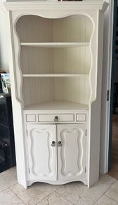 Corner Dresser Pine Shabby Chic
