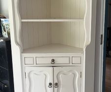 Corner Dresser Pine Shabby Chic