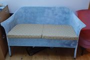 wicker sofa