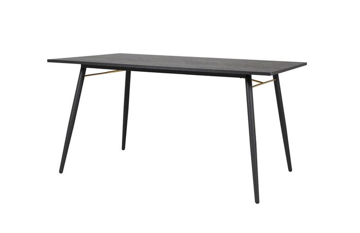 Barcelona Dining Table Black & Copper