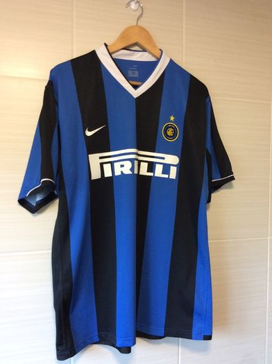 Inter Milan Jersey. Season 2006/2007. Official Nike Home Jersey. Authentic Original From 2006. Not A Modern Day Remake.