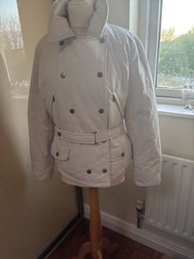 Weekend MaxMara Padded Ivory Jacket - Size 12