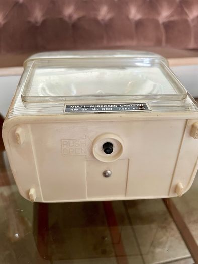 Vintage Multi Purpose Utility Lantern Made in Hong Kong Breakdown Lamp Flashing
