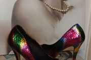 Multicolour High Heels Size 11