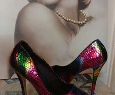 Multicolour High Heels Size 11