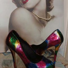 Multicolour High Heels Size 11